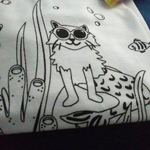 Cats T-Shirt, Color Your Own